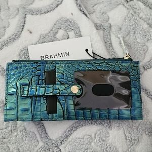 Brahmin Peacock Melbourne CC Wallet